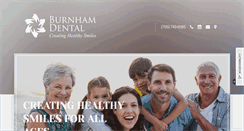 Desktop Screenshot of burnhamdental.ca